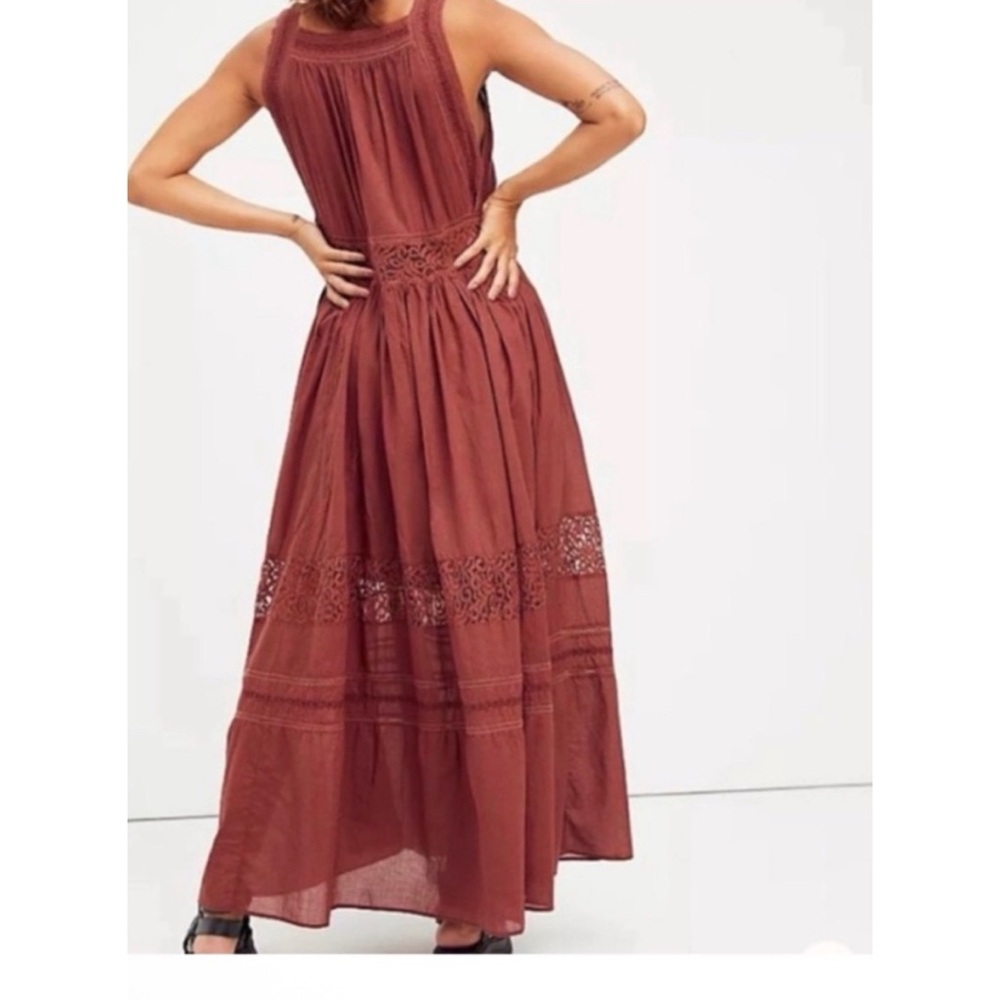Free People Rust Brown Maxi Dress - Picture 2 of 7